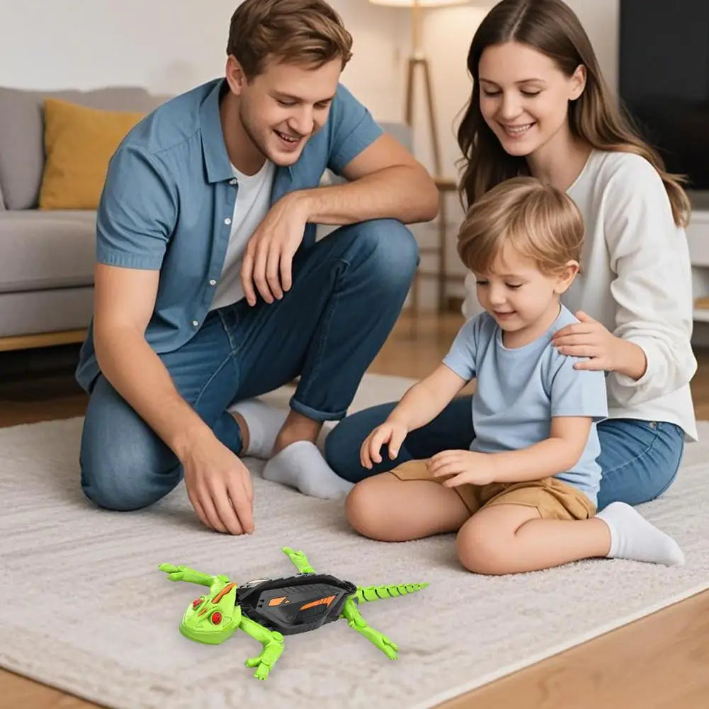 Electric Remote Control Wall Climbing Toy Lizard Gecko Animal Bionic Toys for Children Boys Girls Novelty Gift Wall Game Toy